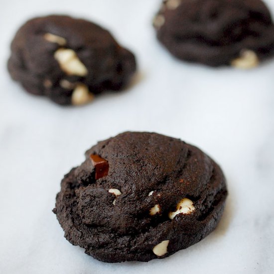 double chocolate cookie